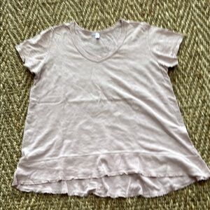 WILT Raw edge V-neck T-shirt Size Large